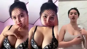Selebgram Widianti Live IG Buka Baju Pamer Dada Montok